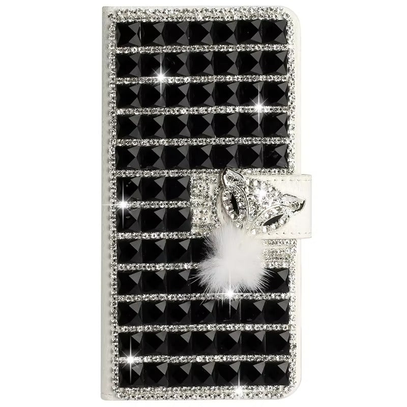 Luxury Apple iPhone Case, MagSafe Compatible, Camera Lens and Screen Protection, Ultra Thin, Shockproof, Magnetic, Full All Around Protection, Glitter Fashion Wallet Cover