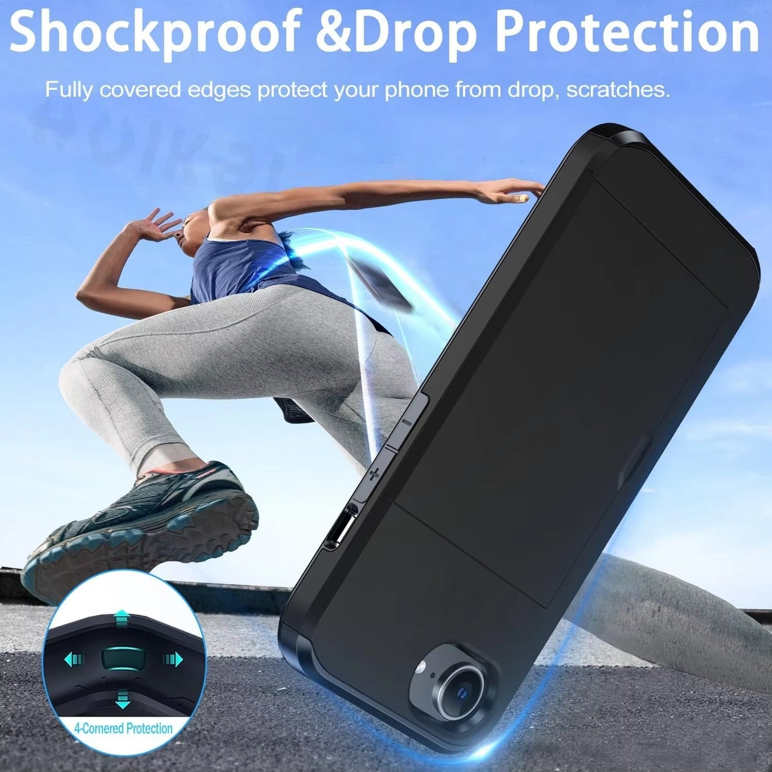 Robust Apple iPhone Case, MagSafe Compatible, Camera Lens and Screen Protection, Ultra Thin, Shockproof, Magnetic, Full All Around Protection, Slide Card Wallet Cover