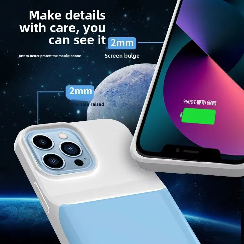 High Quality Apple iPhone Case MagSafe Compatible, Camera Lens & Screen Protection, Ultra Thin Shockproof Magnetic Full All Around Protection Cover with 5000mAh 10000mAh Power Bank