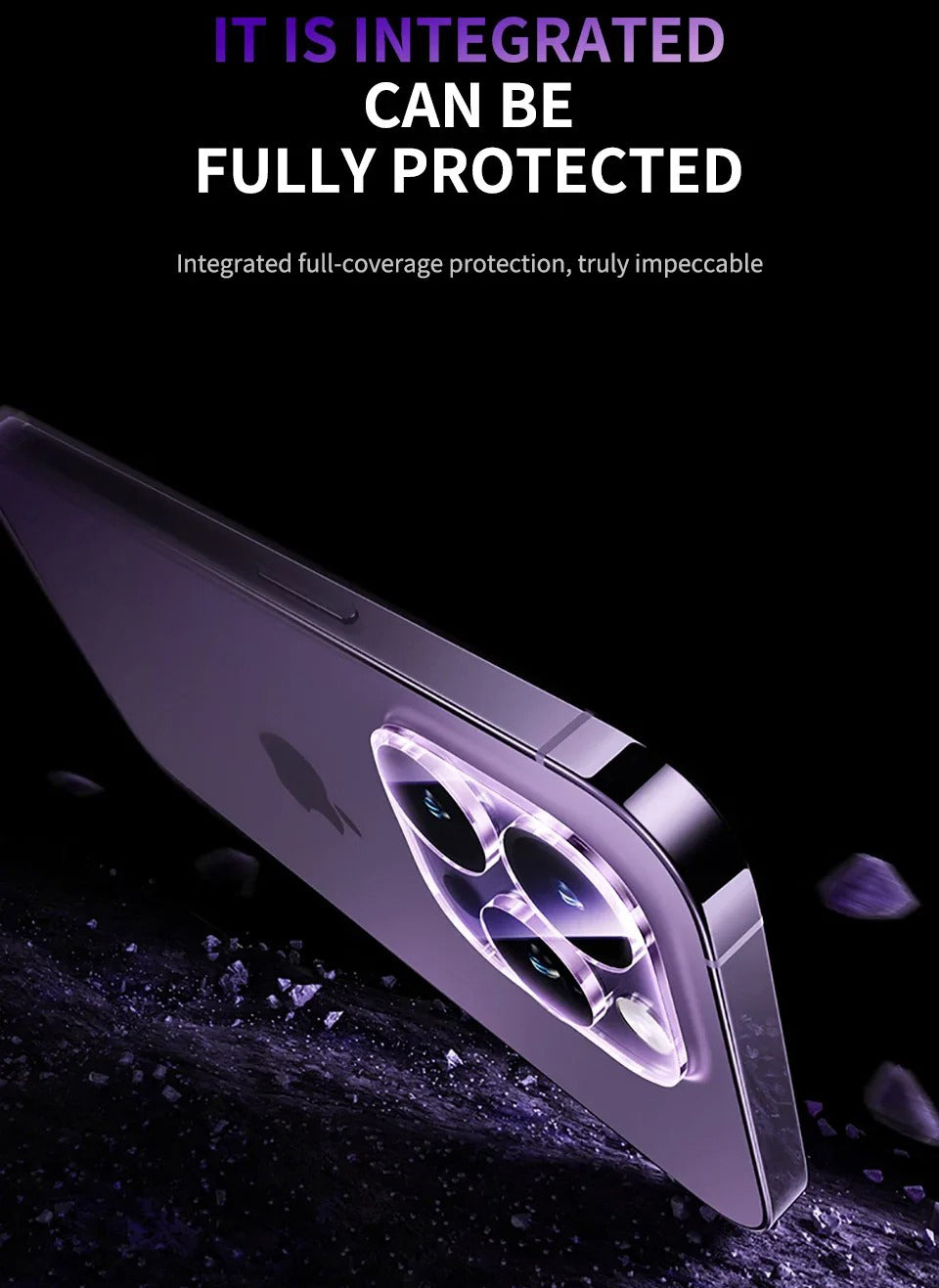 Ultra Thin Camera Lens Protector for iPhone – 4PCS Full Coverage Tempered Glass, Anti-Scratch, Dust-Free, Anti-Fingerprint, HD Clarity, Strong Adhesion