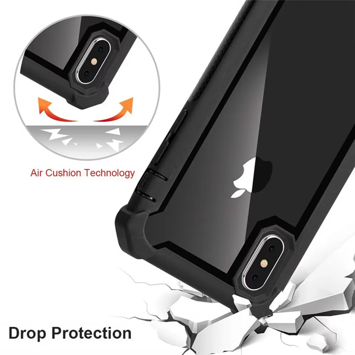 Robust Apple iPhone Case, MagSafe Compatible, Camera Lens & Screen Protection, Ultra Thin, Shockproof, Magnetic Full All Around Cover – Rugged Hybrid TPU Case with Transparent Silicone Back & Hard PC Bumper Frame