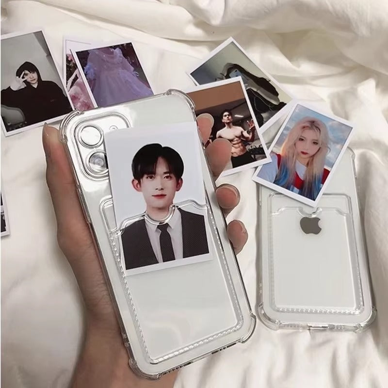 Luxury Apple iPhone Case, MagSafe Compatible, Camera Lens and Screen Protection, Ultra Thin, Shockproof, Magnetic, Full All Around Protection, Clear Card Slot Bumper Cover