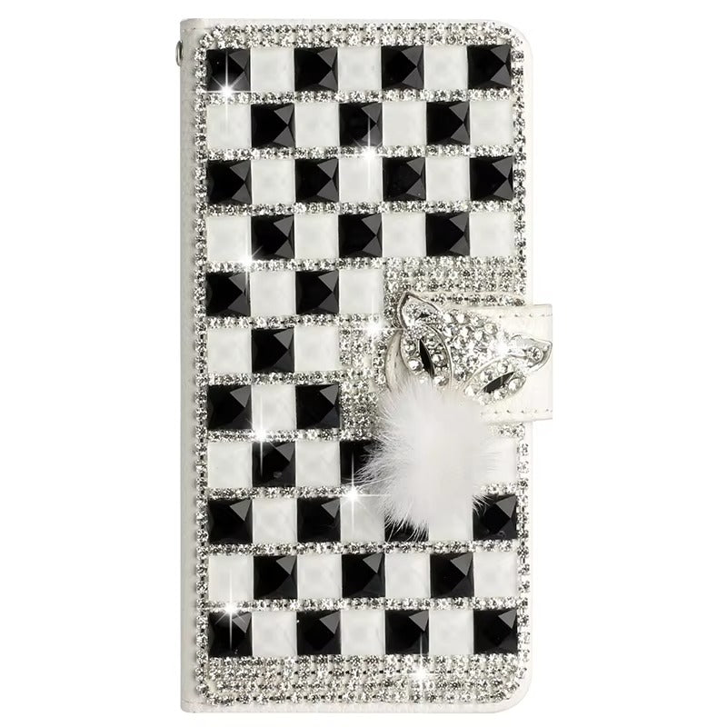 Luxury Apple iPhone Case, MagSafe Compatible, Camera Lens and Screen Protection, Ultra Thin, Shockproof, Magnetic, Full All Around Protection, Glitter Fashion Wallet Cover