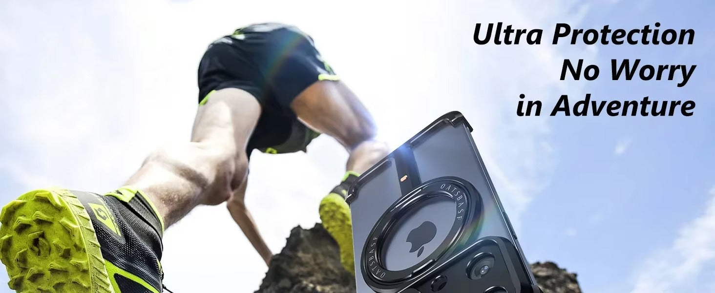 Premium Apple iPhone Case n, Ultra Thin Shockproof Magnetic Full All Around Protection Cover with Wireless Charging Bumper