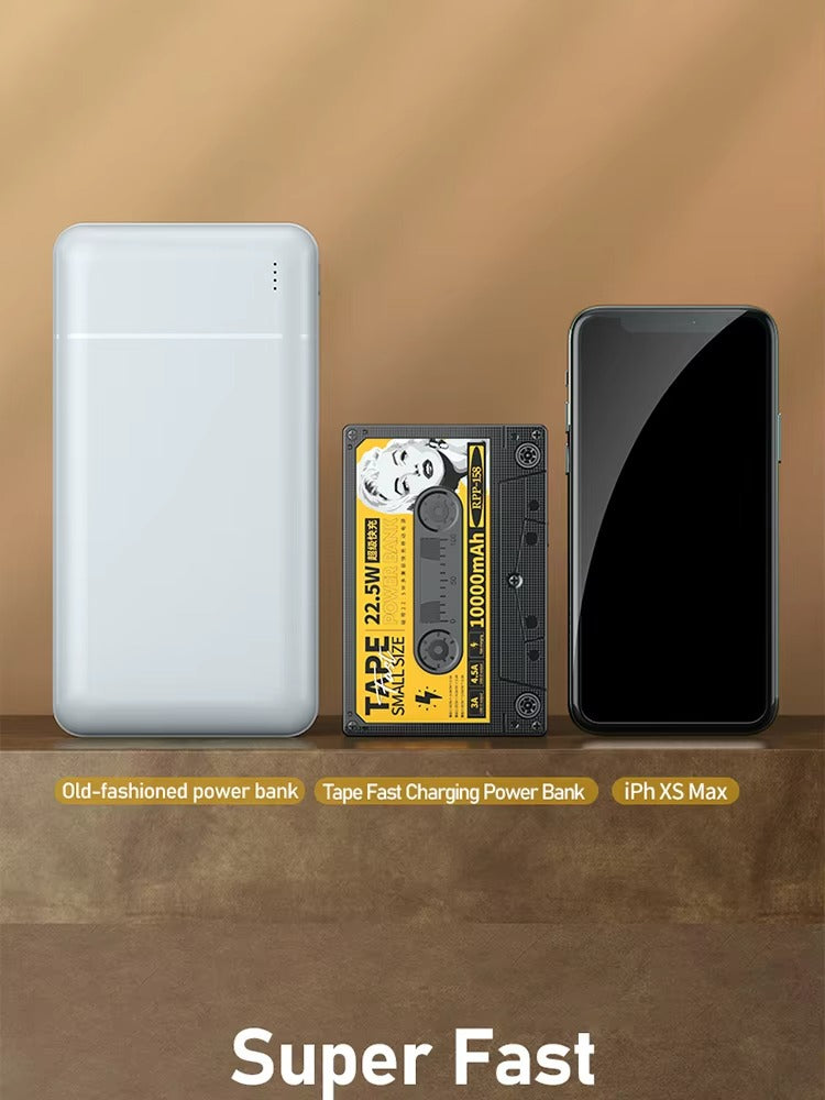 Premium 10000mAh Portable Power Bank – PD18W QC22.5W Two-Way Fast Charging, Digital Display, Compact Mobile Battery for Apple Huawei Xiaomi