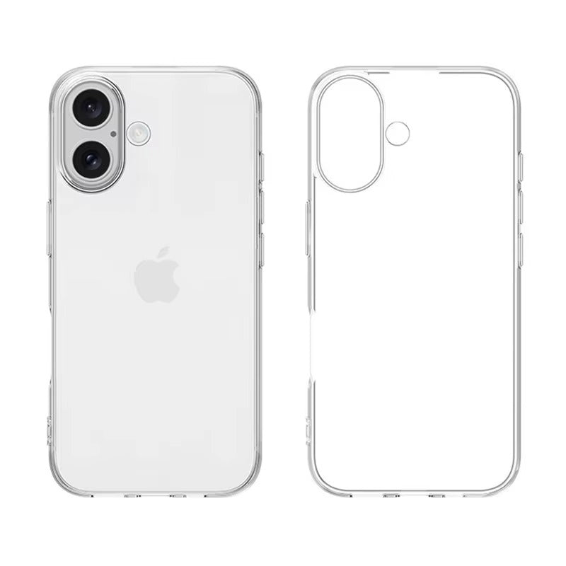 Premium Apple iPhone Case, MagSafe Compatible, Camera Lens & Screen Protection, Ultra Thin, Shockproof, Magnetic Full All Around Cover – Ultra Thin Transparent TPU Silicone Case with Crystal Clear Soft Back Design