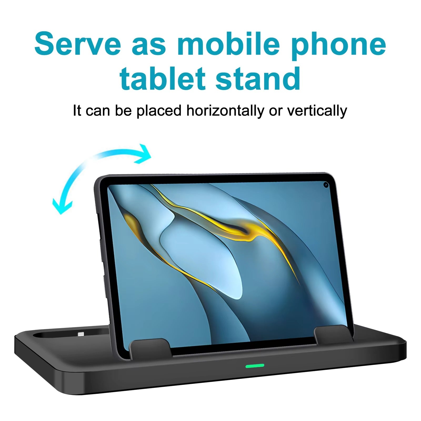 Premium 3 in 1 Charging Station – Portable Type-C Fast Charger Stand and Desk Holder for iPhone, Apple Watch and AirPods with Cable Included