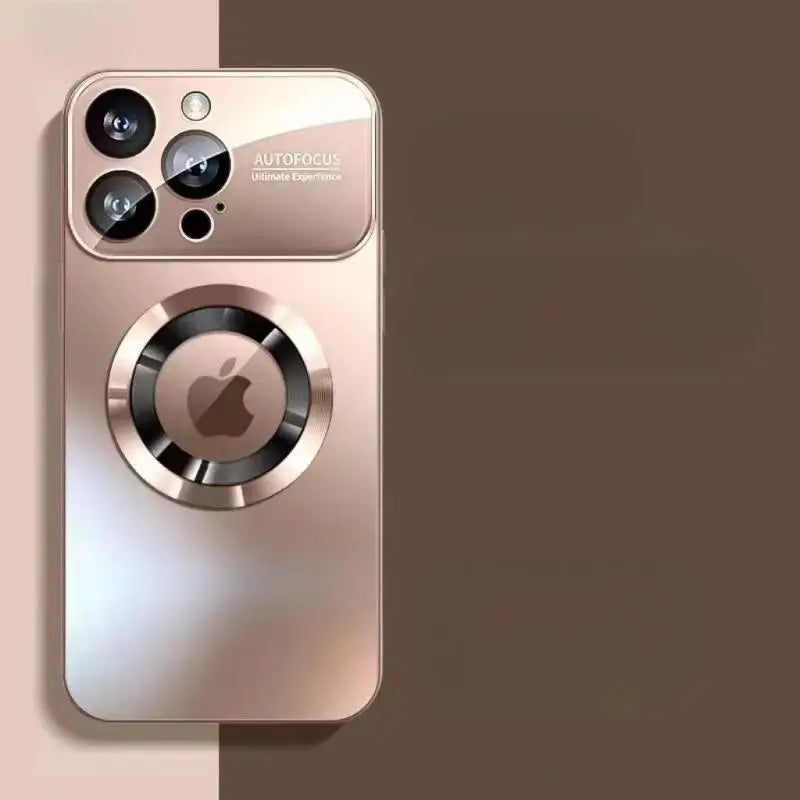 Luxury iPhone Case MagSafe Compatible Magnetic Shockproof Cover with Camera Lens Protection Ultra Thin Full Protection Metallic Matte PC TPU Protective Back