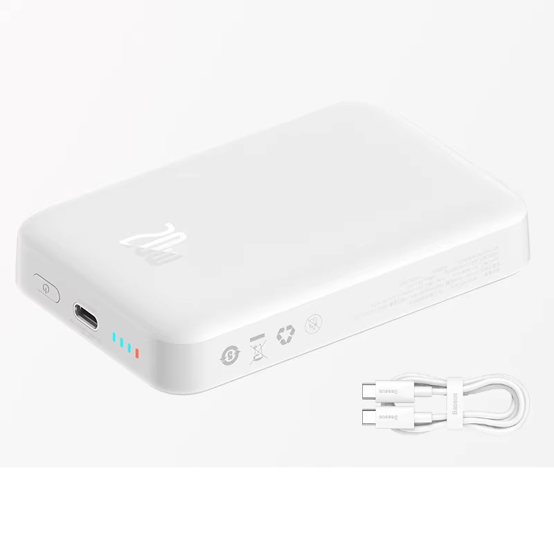 Premium, Magnetic Wireless Power Bank, 10000mAh – Mini Fast Charging Battery Pack with Auto-Wake, for iPhone