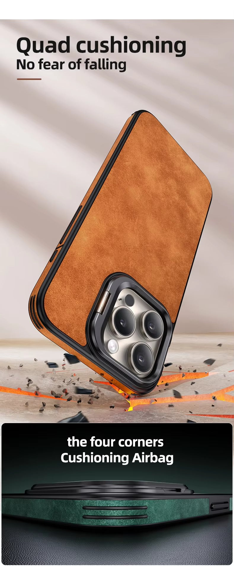 Luxury Apple iPhone Case MagSafe Compatible, Camera Lens Protection, Screen Protection, Ultra Thin Shockproof Case for iPhone