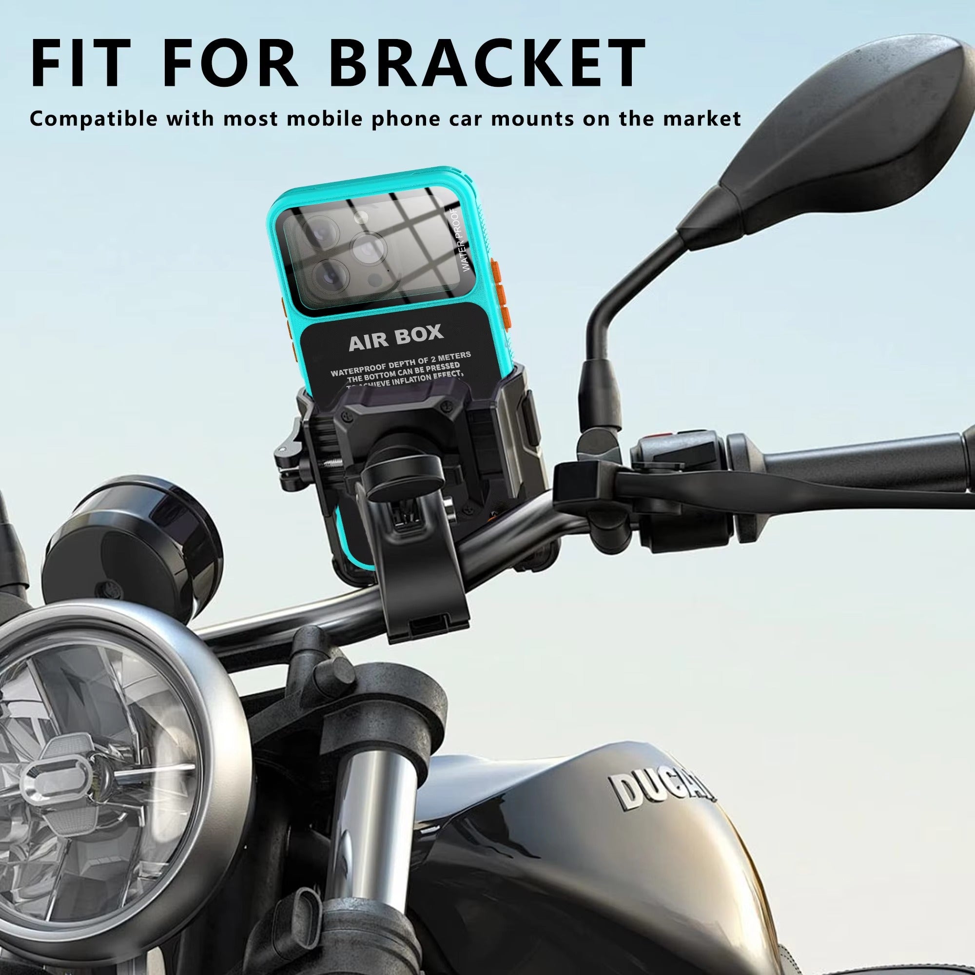 Premium Apple iPhone Case MagSafe Compatible, Camera Lens & Screen Protection, Cover with IP68 5m Waterproof Diving Shell