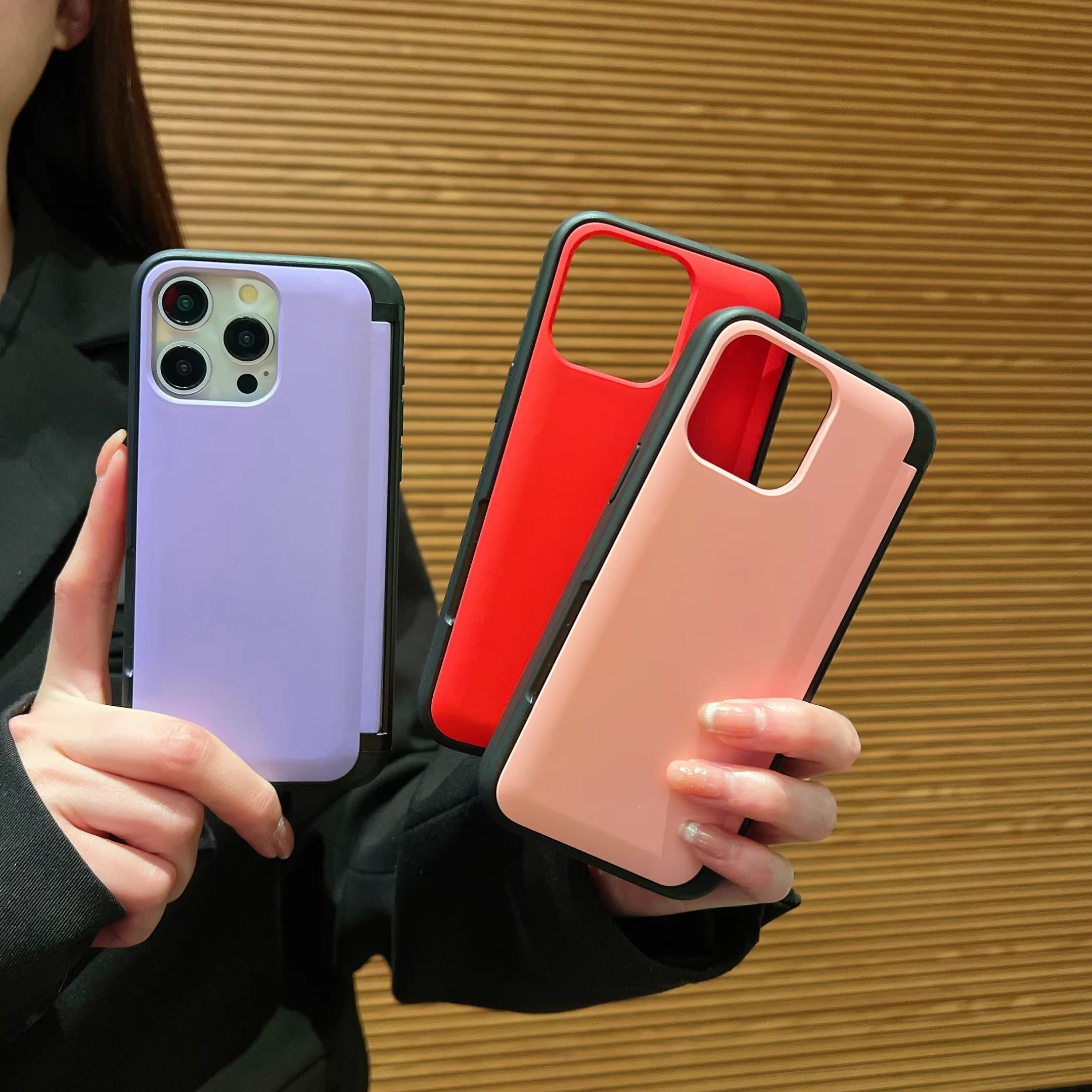 Robust Apple iPhone Case, MagSafe Compatible, Camera Lens and Screen Protection, Ultra Thin, Shockproof, Magnetic, Full All Around Protection, Flip Card Bracket Cover