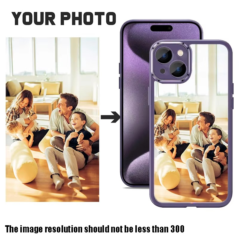 Premium Apple iPhone Case, MagSafe Compatible, Camera Lens and Screen Protection, Ultra Thin, Shockproof, Magnetic, Full All Around Protection, Custom Photo TPU Cover