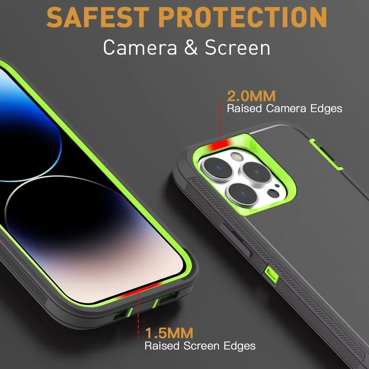 Luxury Apple iPhone Case, MagSafe Compatible, Camera Lens and Screen Protection, Ultra Thin, Shockproof, Magnetic, Full All Around Protection, Dustproof Armor Case Box