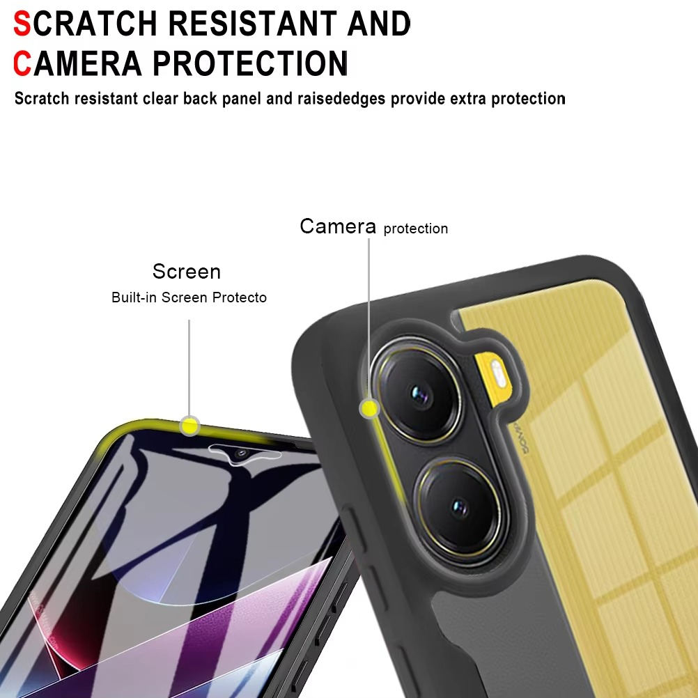 Robust Apple iPhone Case, MagSafe Compatible, Camera Lens and Screen Protection, Ultra Thin, Shockproof, Magnetic, Full All Around Protection, 360 Clear Rugged Shield Cover