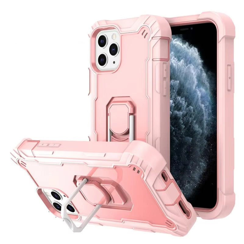 Robust Apple iPhone Case, MagSafe Compatible, Camera Lens and Screen Protection, Ultra Thin, Shockproof, Magnetic, Full All Around Protection, 360 Armor Kickstand Cover