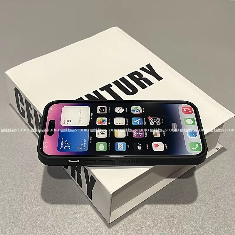 Luxury Apple iPhone Case, MagSafe Compatible, Camera Lens and Screen Protection, Ultra Thin, Shockproof, Magnetic, Full All Around Protection, Plaid Velvet Fabric Cover