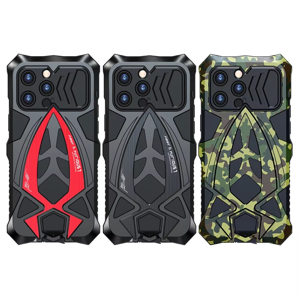 Luxury Apple iPhone Case, MagSafe Compatible, Camera Lens and Screen Protection, Ultra Thin, Shockproof, Magnetic, Full All Around Protection, Metal Armor Shell Cover