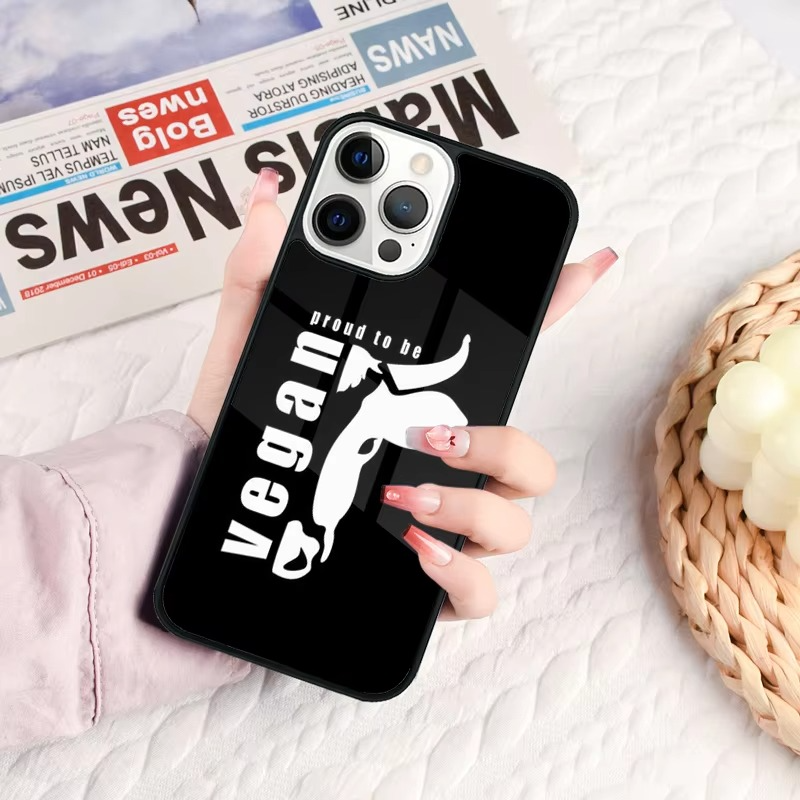 Premium Apple iPhone Case, MagSafe Compatible, Camera Lens and Screen Protection, Ultra Thin, Shockproof, Magnetic, Full All Around Protection, Eco Vegan Magnetic Cover