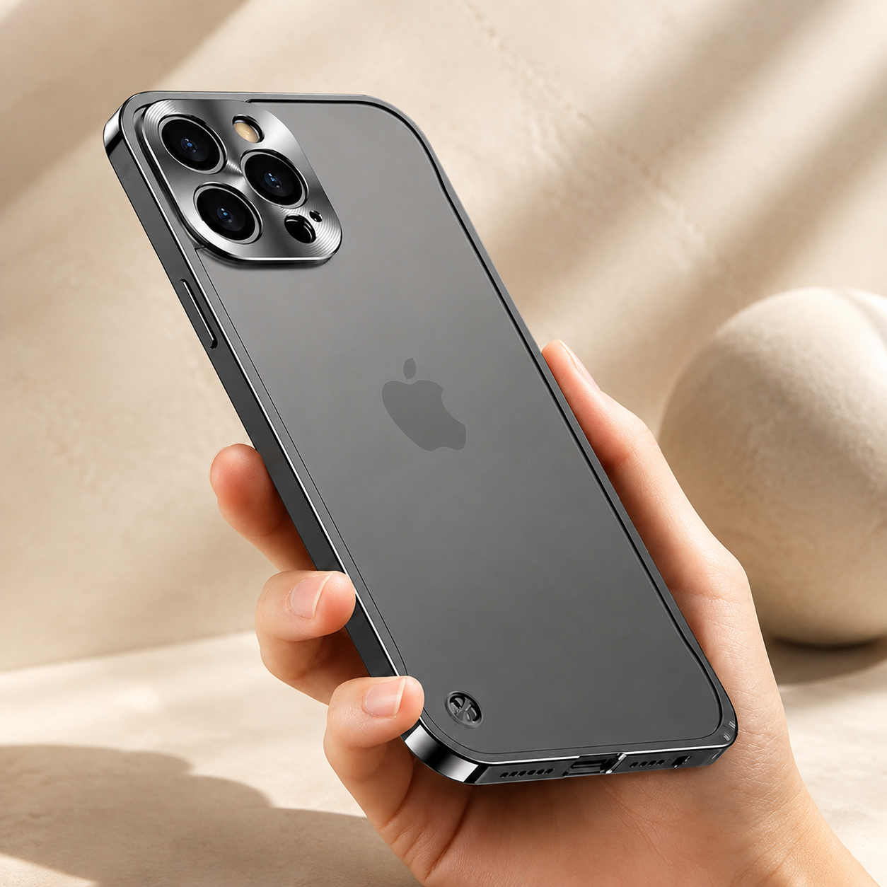 Premium iPhone Case MagSafe Compatible Aluminum Magnetic Frame Shockproof Protective Cover Full Lens Protection Wireless Charging Slim Metal Design