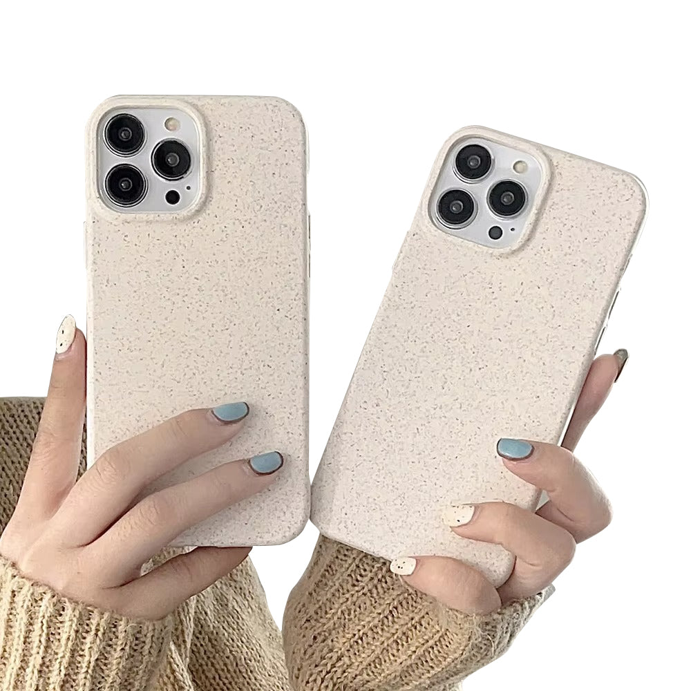 Premium Apple iPhone Case, MagSafe Compatible, Camera Lens and Screen Protection, Ultra Thin, Shockproof, Magnetic, Full All Around Protection, Eco-Friendly Wheat Straw Cover