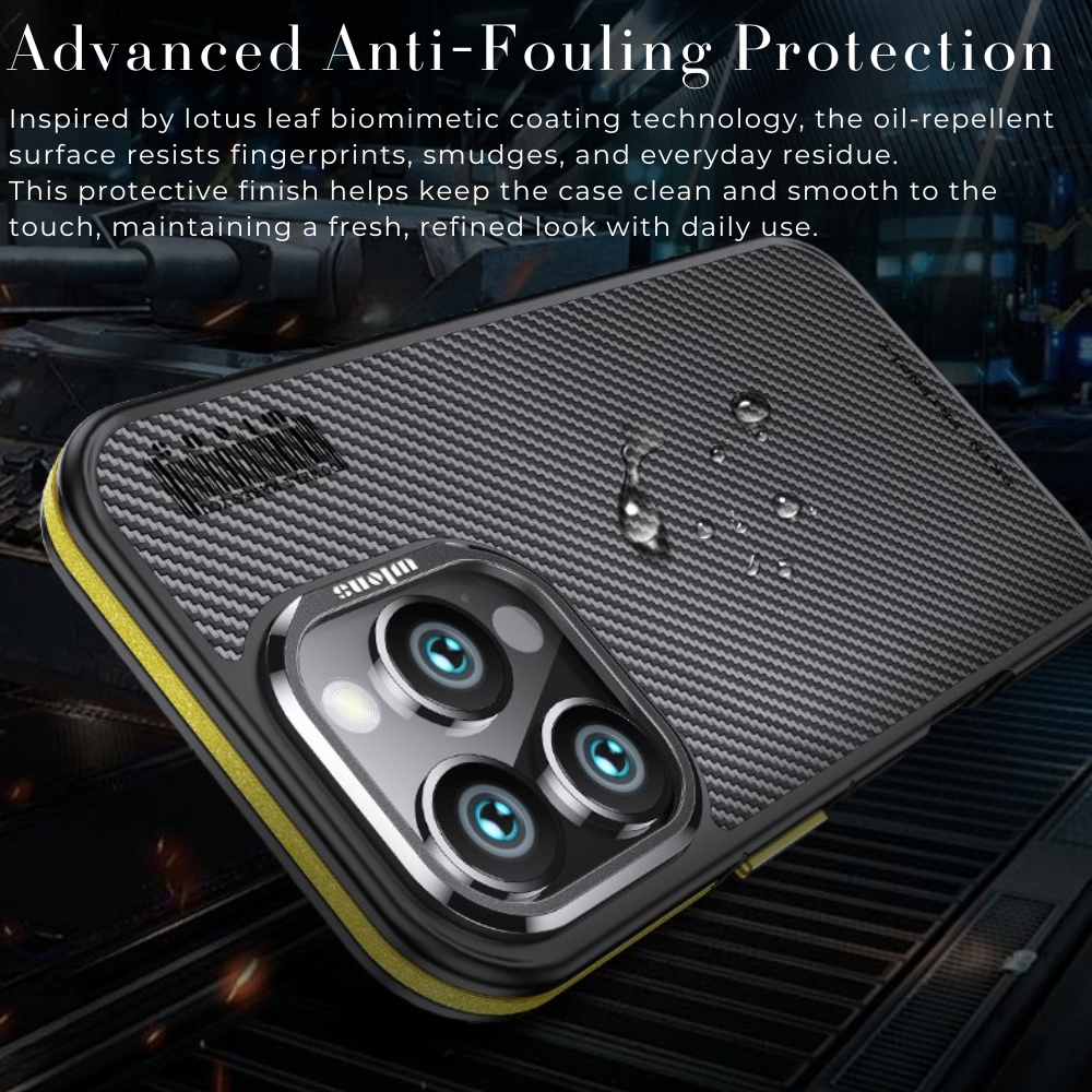 Premium 100% Aramid Fiber Kevlar iPhone Case – 600D Lightweight Compatible Ultra-Thin Protective Cover for iPhone Models
