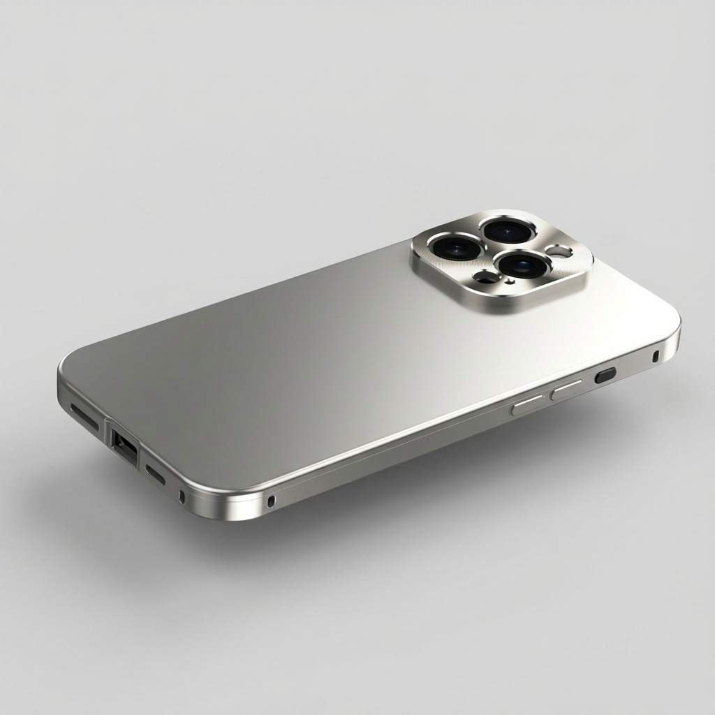 Luxury Shockproof Magnetic iPhone Case - Slim Aluminum Frame with Full Lens Protection, Wireless Charging Compatible, Durable Metal Cover Design