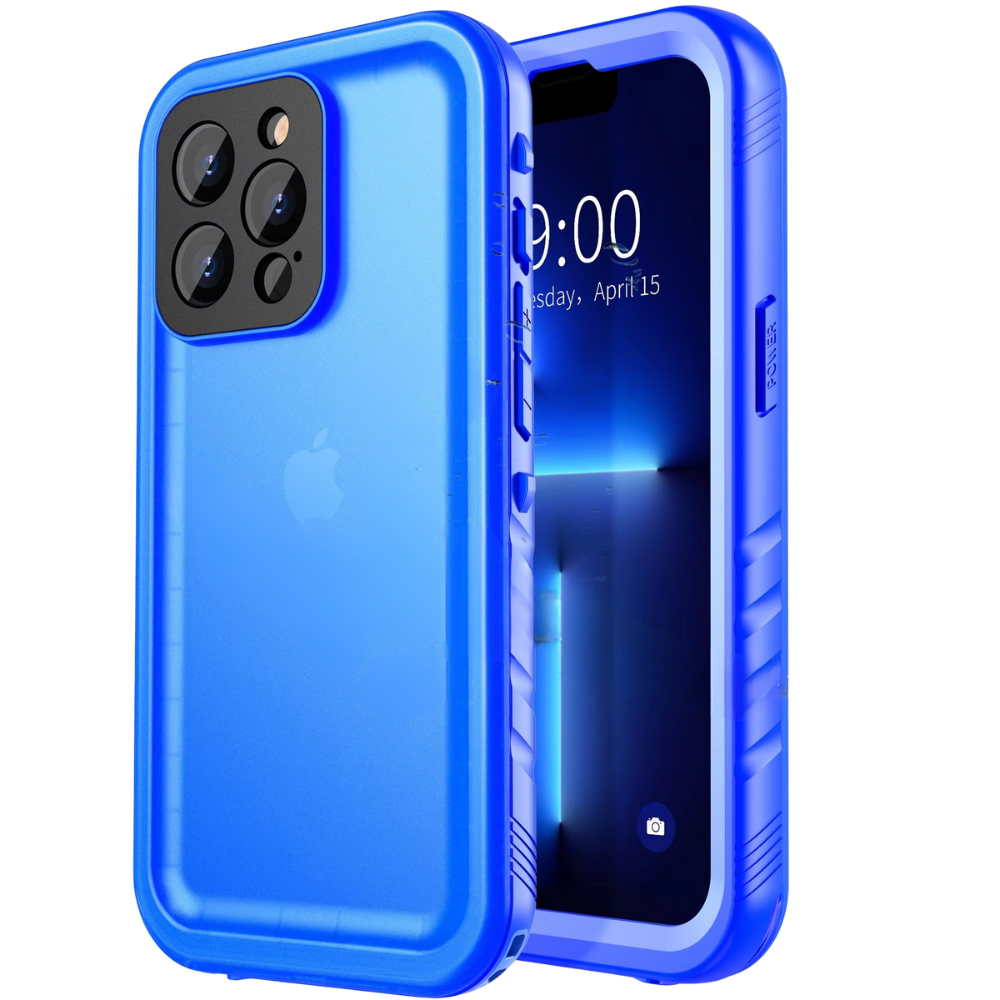 Premium Apple iPhone Case MagSafe Compatible, Camera Lens & Screen Protection, Ultra Thin Shockproof Magnetic Full All Around Protection Cover with Waterproof Strap for Diving