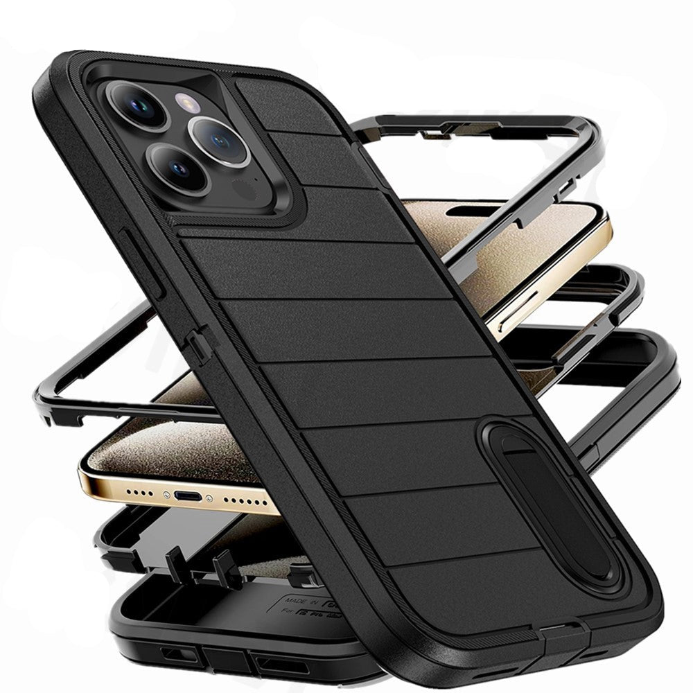 Heavy-Duty Shock Absorption iPhone Case – Full-Body Protective Silicone Rubber Cover for iPhone Models