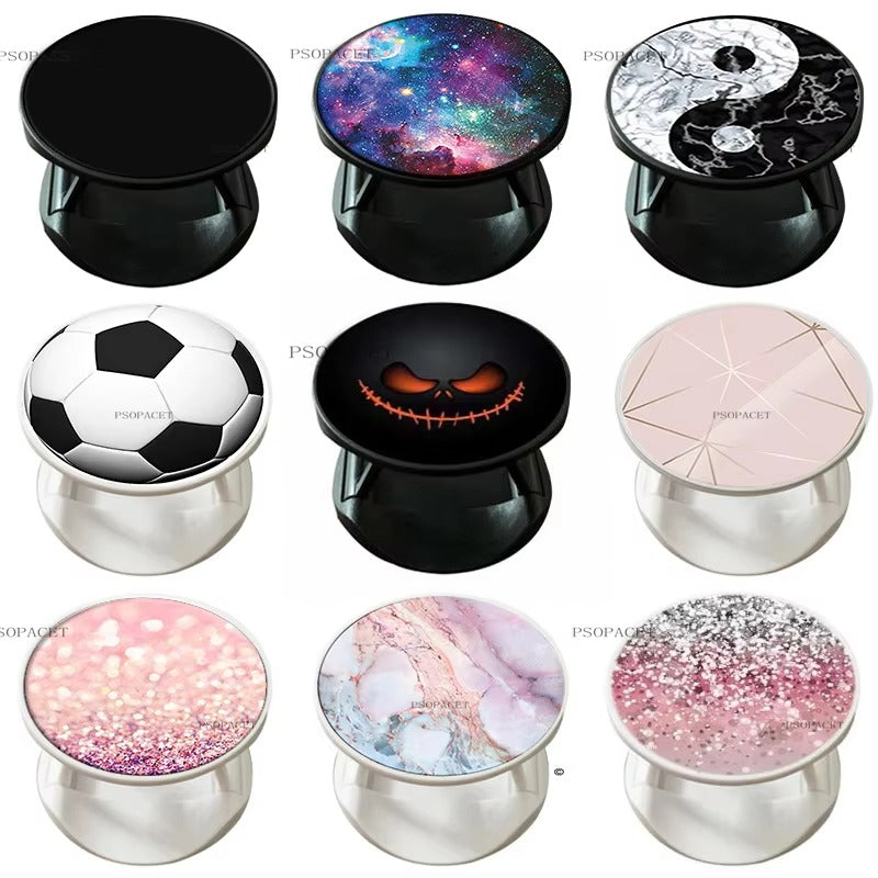 Luxury, Foldable Phone Ring Holder – 360°, Rotating Finger Grip, Bracket Socket Mount App iPhone, and Other Mobile Phones