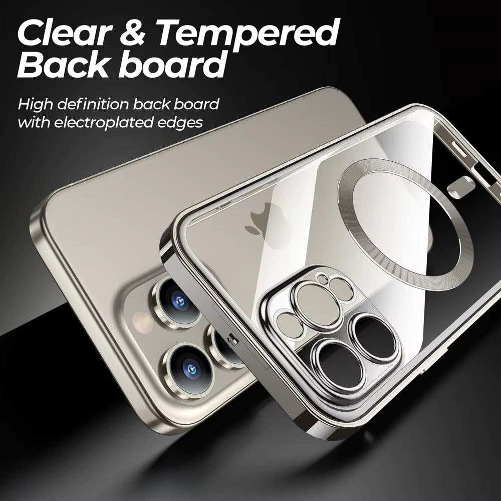 Robust Apple iPhone Case MagSafe Compatible, Camera Lens & Screen Protection, Cover with 10FT Military Glass Shield