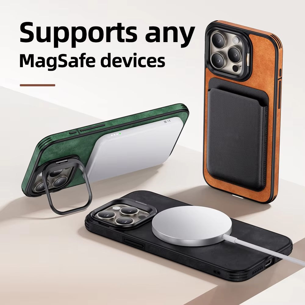 Luxury Apple iPhone Case MagSafe Compatible, Camera Lens Protection, Screen Protection, Ultra Thin Shockproof Case for iPhone