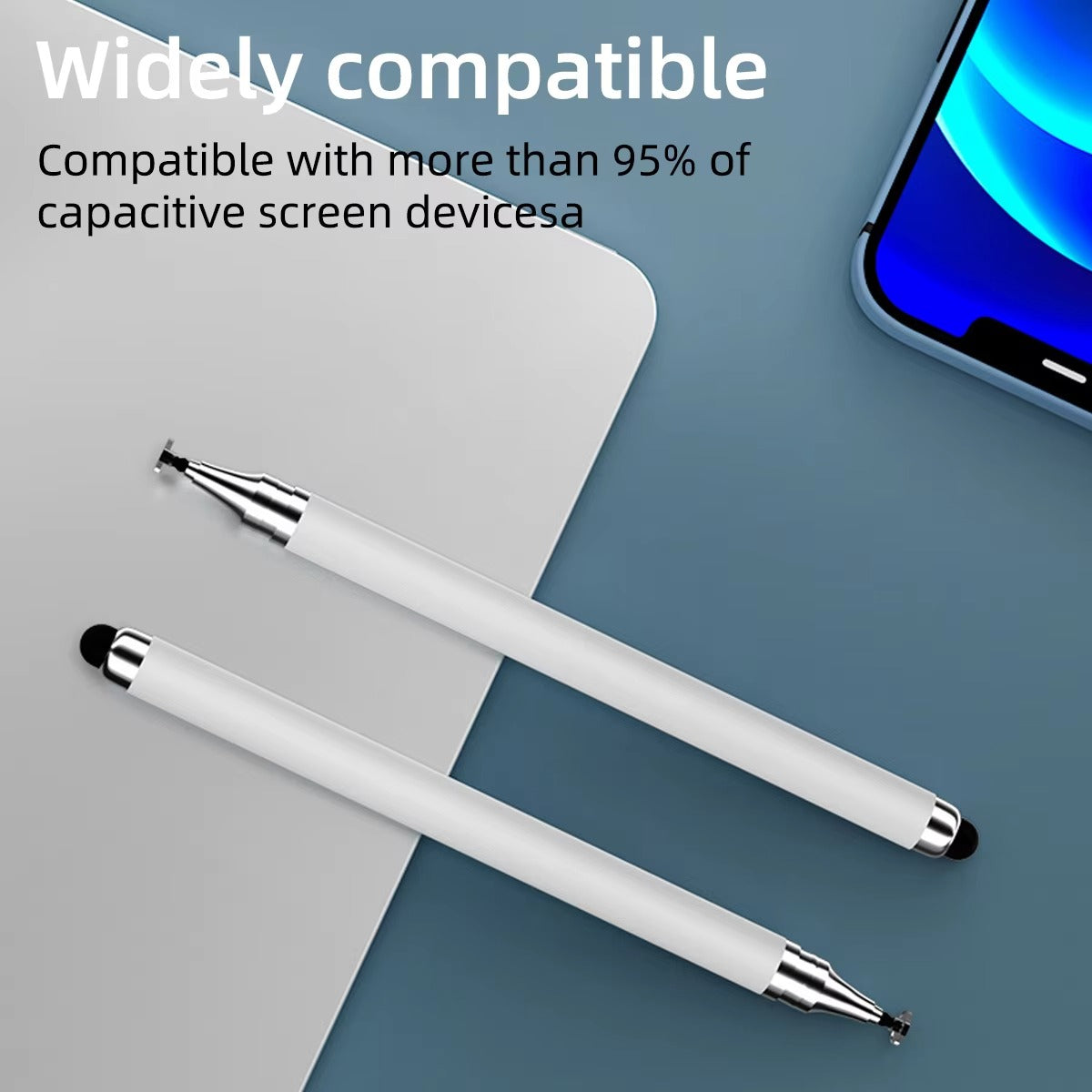 Premium 2-in-1Pen for iPhone & iPad – Capacitive Touch Pencil with Drawing, Writing, and Screen Navigation on Apple Devices