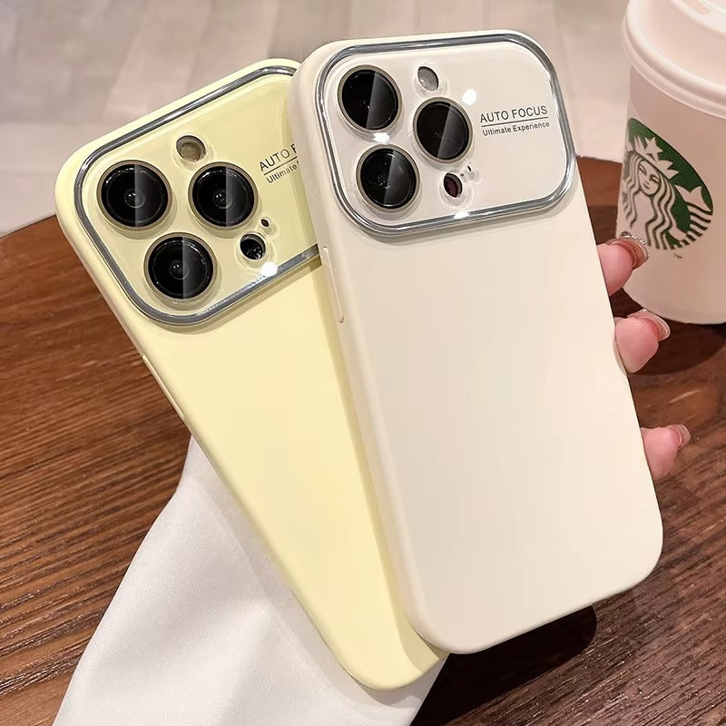 Luxury Apple iPhone Case MagSafe Compatible, Camera Lens & Screen Protection Cover with Silicone Matte Soft Finish