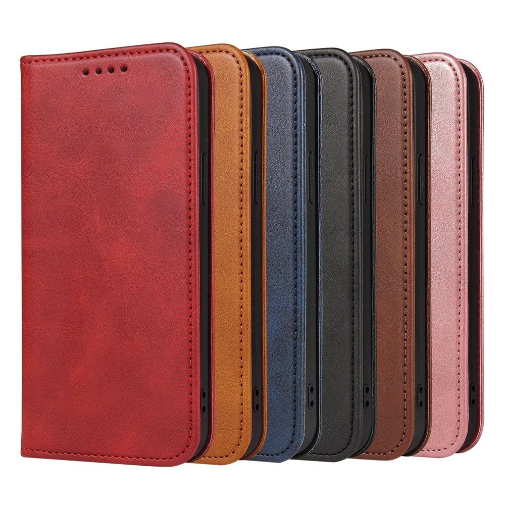 Luxury Magnetic Leather Flip iPhone Case – Premium Wallet Cover with Card Slots, and Magnetic Closure for iPhone Models
