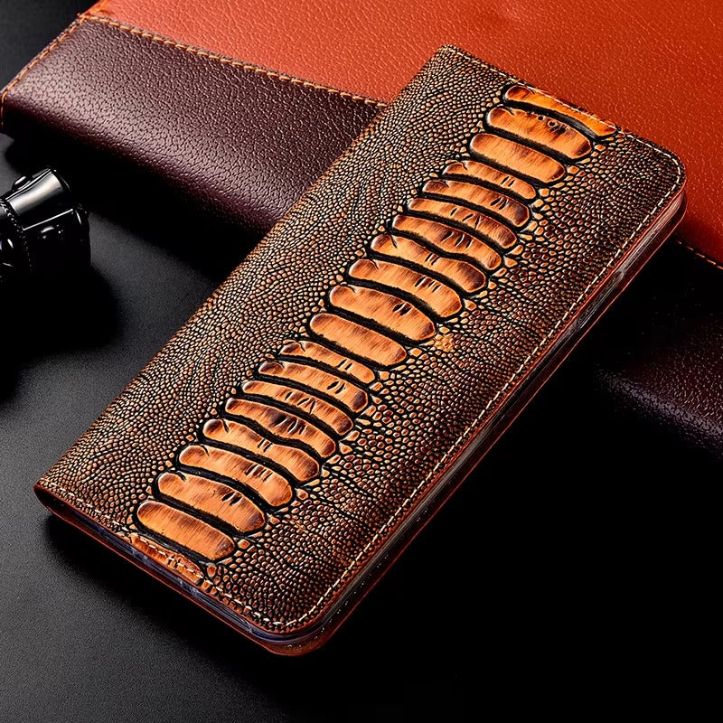 Luxury Genuine Leather iPhone Case – Flip Wallet Design, Stylish & Durable Full Protection Cover | Case for iPhone