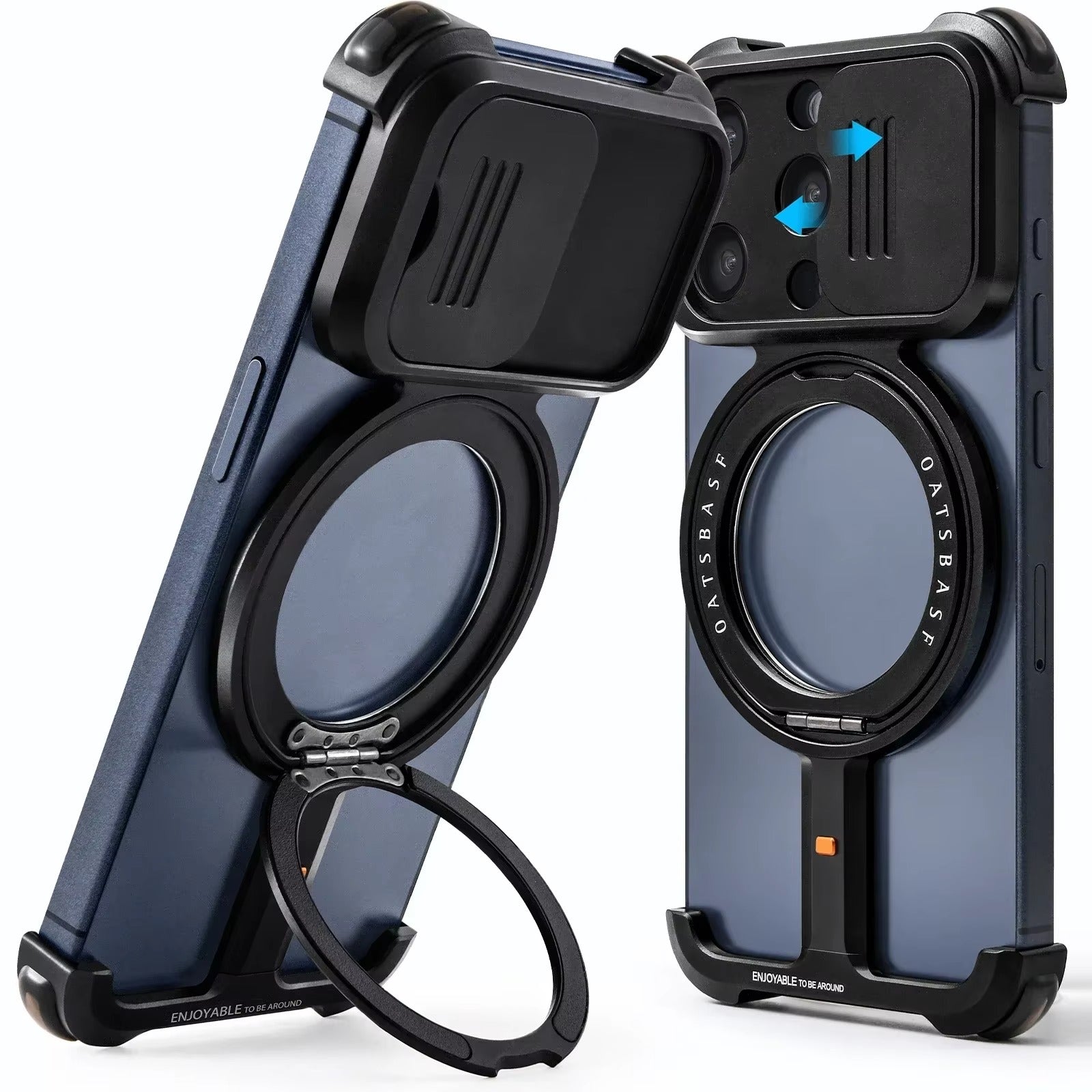 Premium Apple iPhone Case n, Ultra Thin Shockproof Magnetic Full All Around Protection Cover with Wireless Charging Bumper