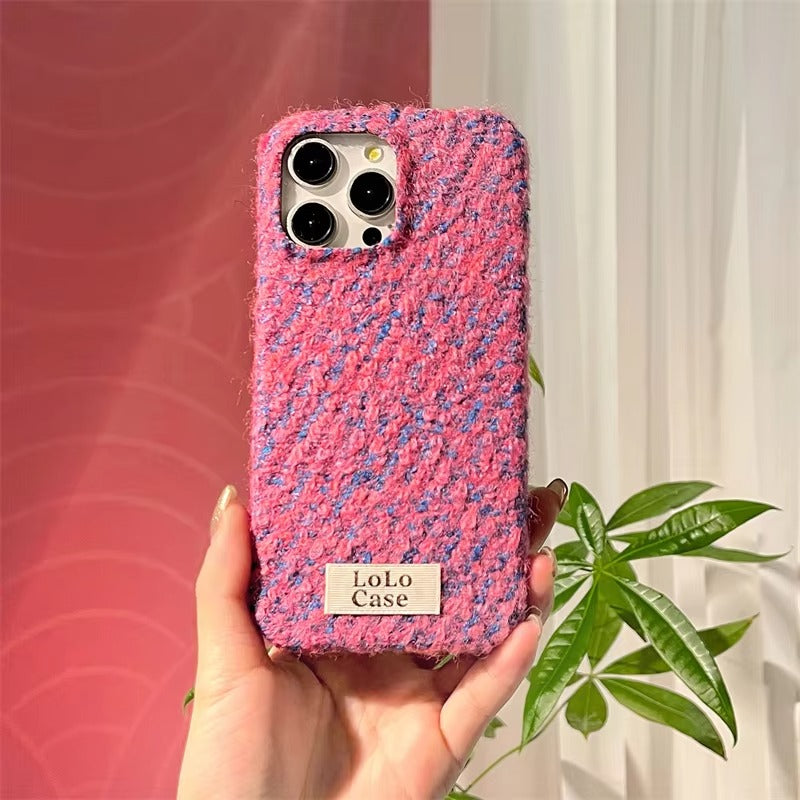 Luxury Apple iPhone Case, MagSafe Compatible, Camera Lens and Screen Protection, Ultra Thin, Shockproof, Magnetic, Full All Around Protection, Velvet Fabric Soft Cover