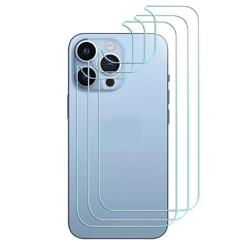 High Quality Rear Tempered Glass Screen Protector – 1/3PCS Back Film Cover for Mobile Phones, Compatible with iPhone Plus