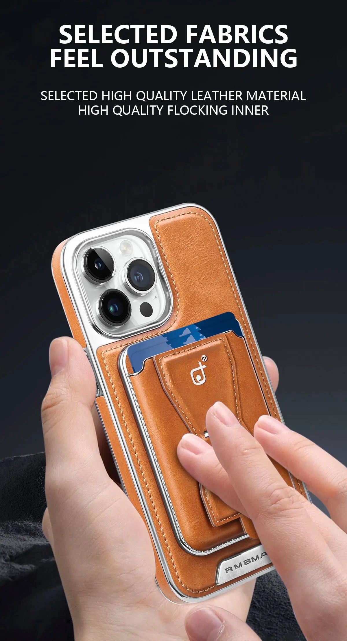 Luxury Leather Wallet Stand iPhone Case – Card Holder, Premium Protection, Durable Flip Cover, and Stylish Design for iPhone Models