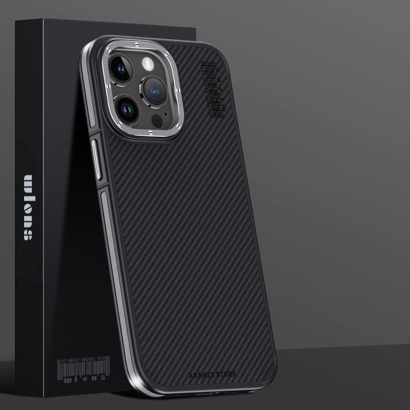 Premium 100% Aramid Fiber Kevlar iPhone Case – 600D Lightweight  Compatible Ultra-Thin Protective Cover for iPhone Models