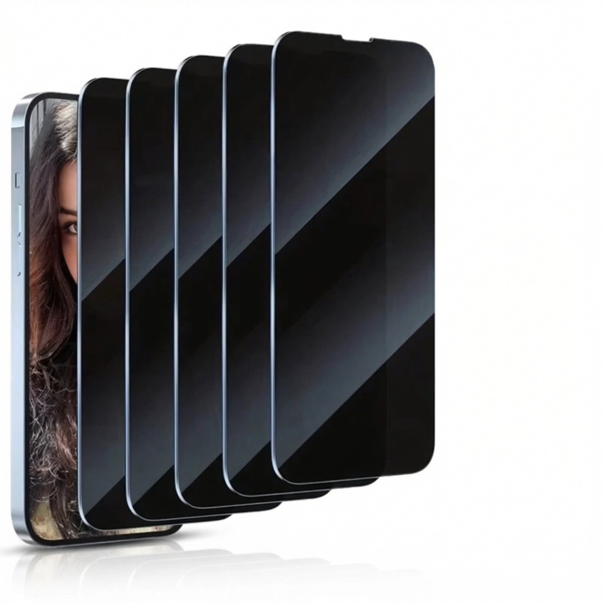 Premium Privacy Screen Protector for iPhone – Ultra Thin Anti-Spy Tempered Glass with Full Coverage, Scratch Resistant Protection and Anti-Fingerprint Coatin