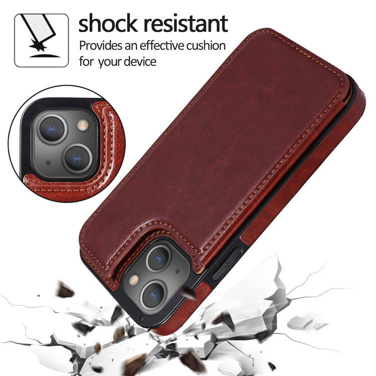 Luxury Wallet Flip iPhone Case – Cover with Card Slots, Secure Magnetic Closure, and Full Protection for Ultimate Convenience