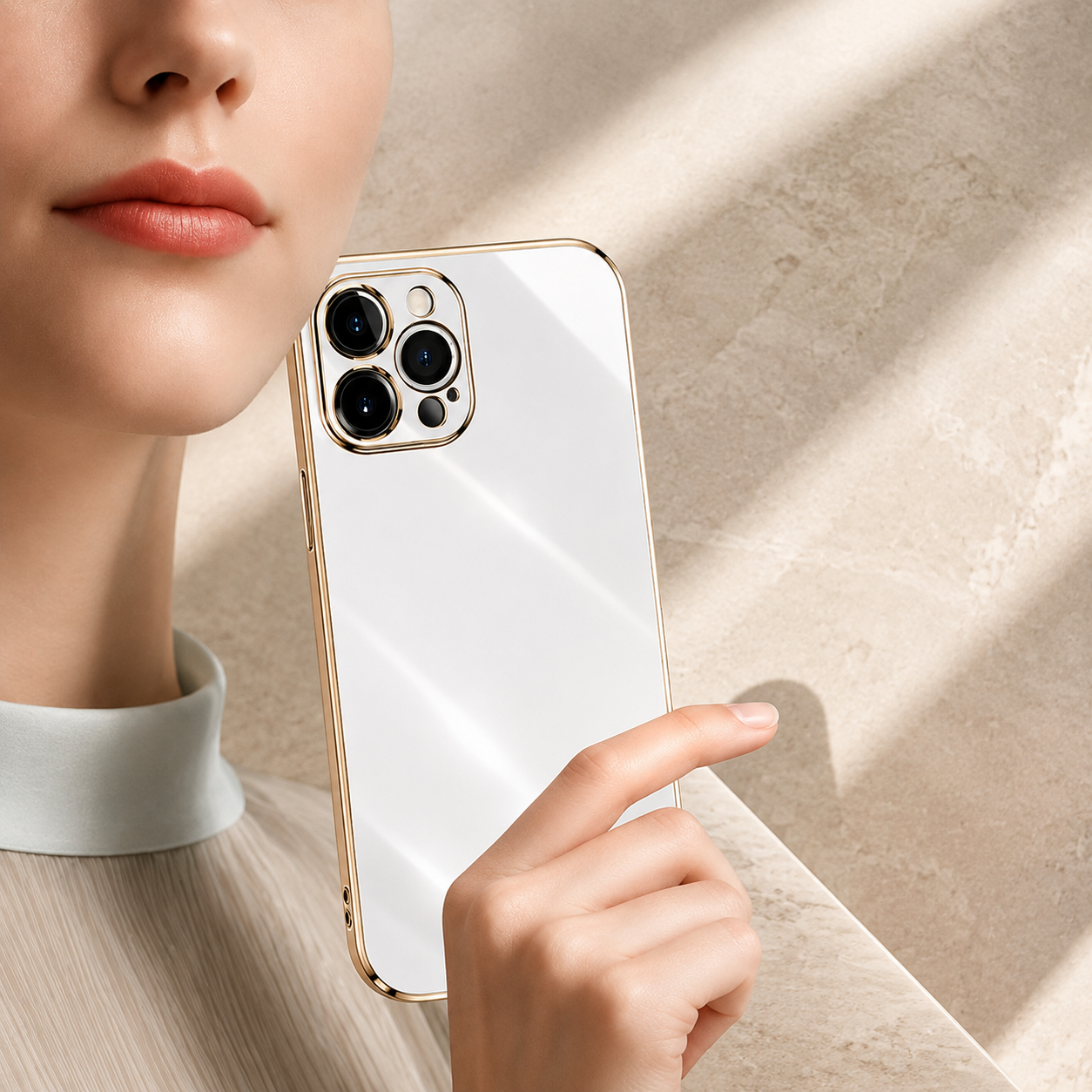 Premium iPhone Case Silicone Soft Glossy Shockproof Protective Cover Solid Color Slim Durable Scratch Resistant Stylish Design