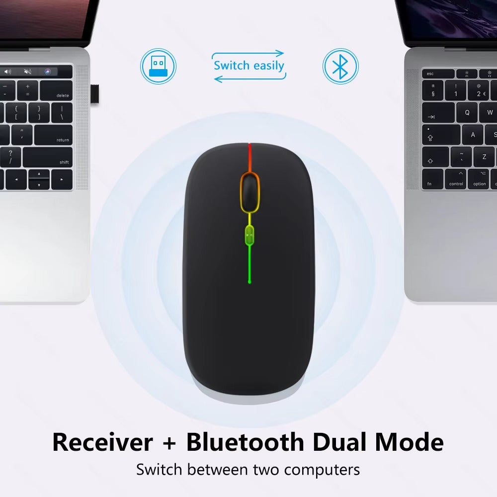 Premium 10-Inch Backlit Bluetooth Keyboard and Mouse Multi-Device Combo for iPad, Android, Windows, and iOS Tablets
