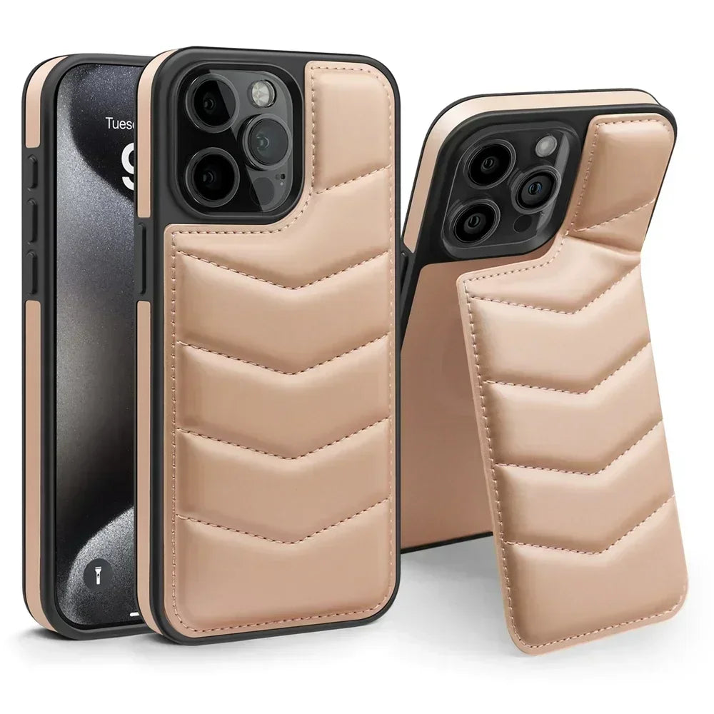 Premium MagSafe Leather iPhone Case – Magnetic Wireless Charging, Card Holder Wallet, Shockproof Protection, Sleek Design for iPhone Models
