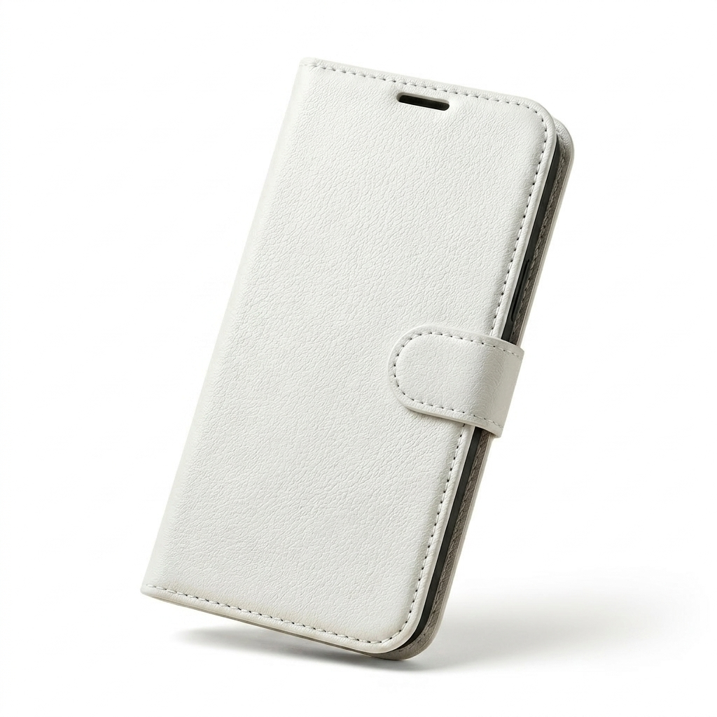 Leather-Look Wallet Flip Case with Card Slots Compatible with iPhone 16 Pro Max
