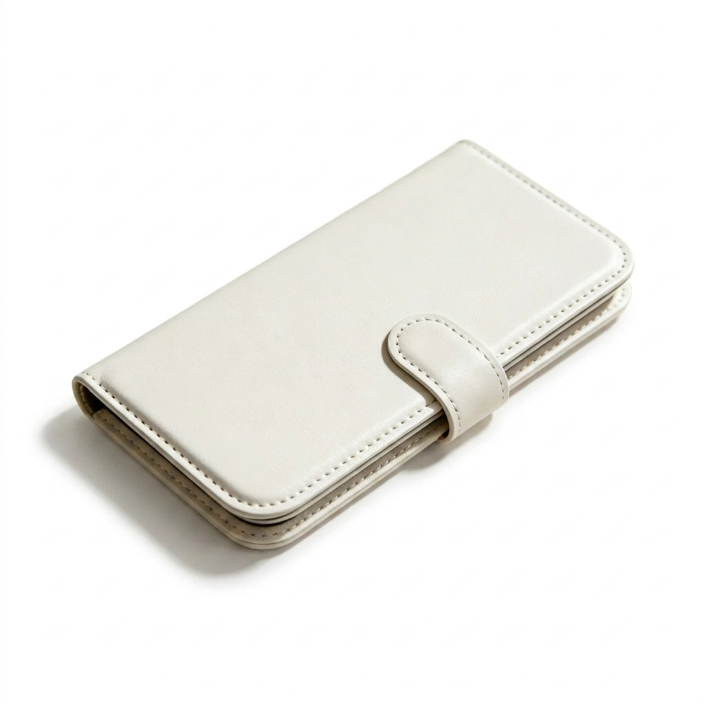 Leather-Look Wallet Flip Case with Card Slots Compatible with iPhone 16 Pro Max
