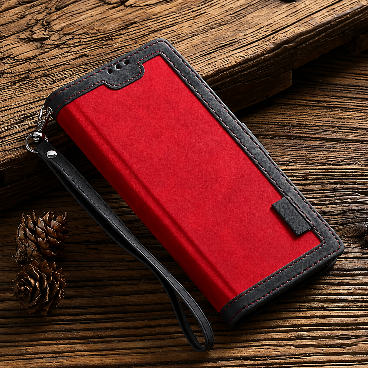 Luxury Leather Flip Case – Premium Wallet Cover, Magnetic Closure, Card Slots, Shockproof Protection, Elegant Design for iPhone