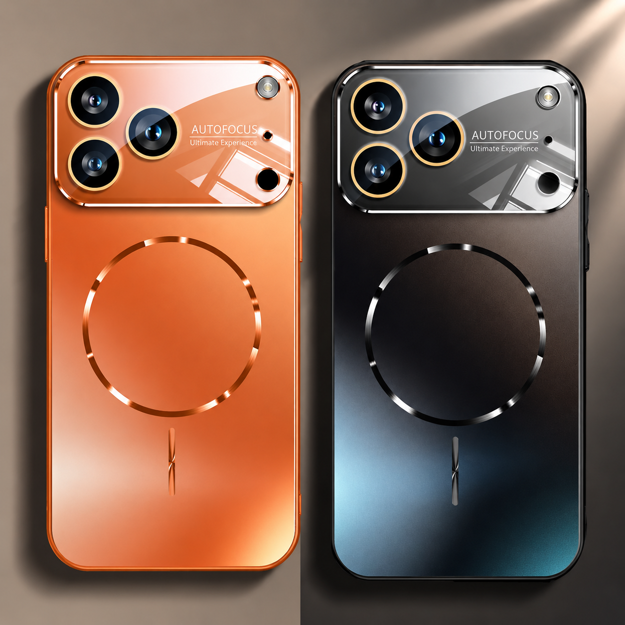Luxury iPhone Case MagSafe Compatible Magnetic Shockproof Cover Camera Lens Protection Ultra Thin Anti Glare Nano Matte Hard Back Full Coverage
